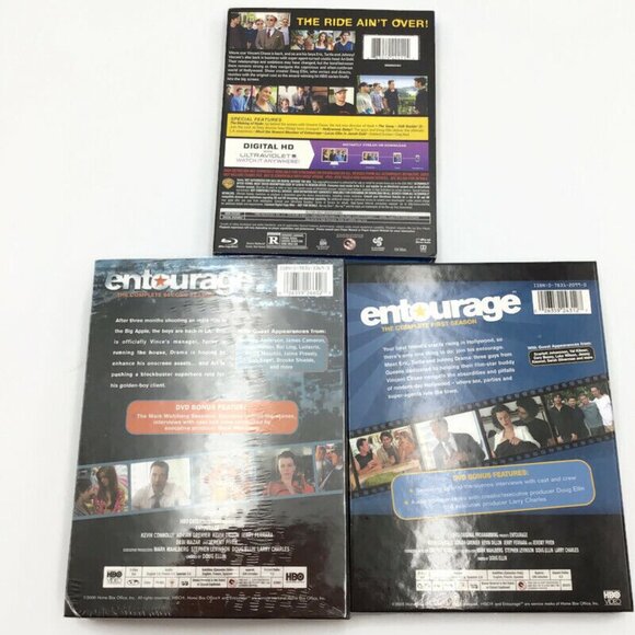 ENTOURAGE Complete Season 1 2 + Movie Blue Ray New & Pre-owned HBO Mark Wahlberg - Picture 5 of 6